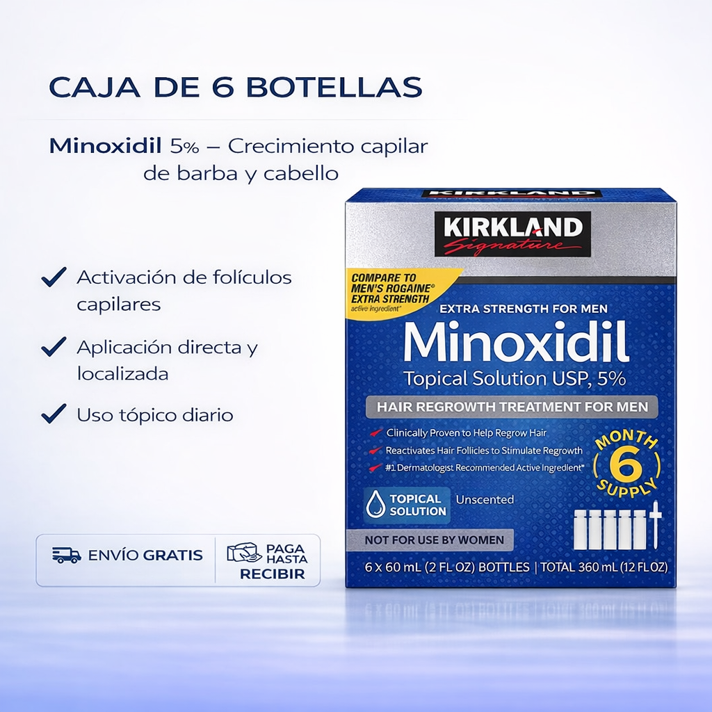 Caja completa de Minoxidil